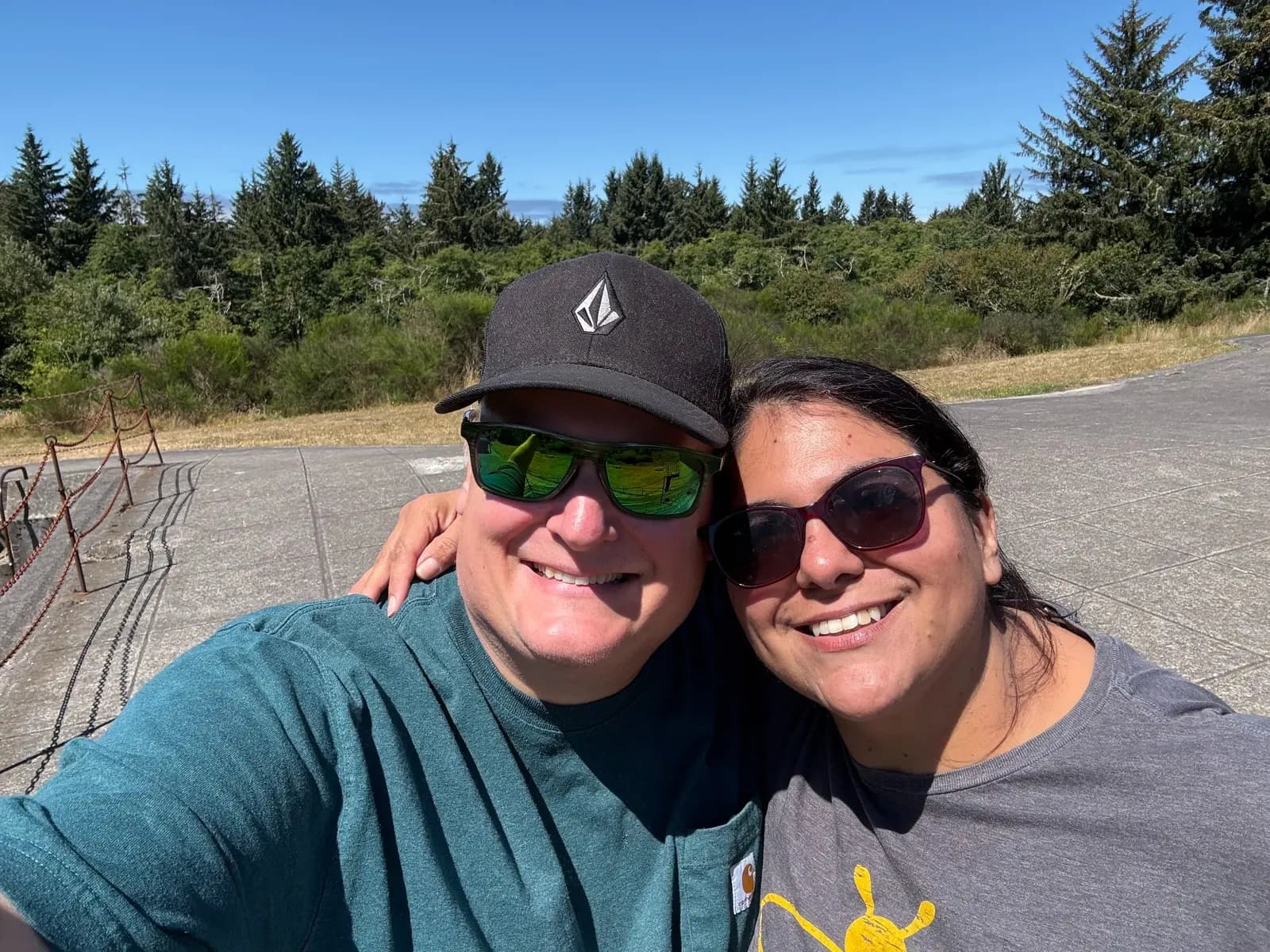 Rudie and Pia Watzig outdoors
